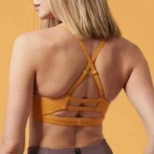 ATHLETA + Alicia Keys Elation Bra A-C (pyramid gold)